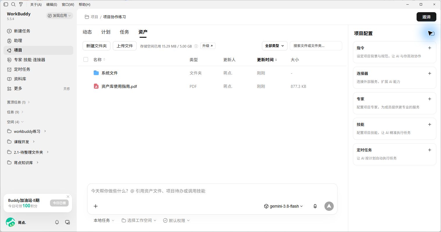 项目资产入口